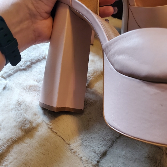 SCHUTZ platforms lenne leather size 8 - Picture 3 of 9